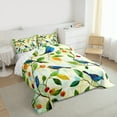 thumbnail image 3 of jejeloiu Cartoon Bird Full Size Comforter Sets,Modern Aesthetic Art Bedding Comforter Set,Colorful Berry Bedding Sets For Child,Ultra Soft Home Decor Reversible,3 Pieces, 3 of 8