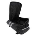 thumbnail image 3 of Bike Rear Seat Storage Bag with Large Capacity and Waterproof Design for Safe Outdoor Travel Use Black PU 9L, 3 of 3