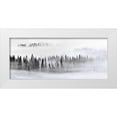 thumbnail image 1 of Xu, Mei 18x10 White Modern Wood Framed Museum Art Print Titled - Foggy Forest, 1 of 4