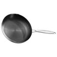 thumbnail image 4 of AURARMLET Heavy Duty Wok Pan Frying Pan Stainless Steel Silver 1Set 48X10.2X2.2in, 4 of 8