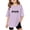 Purple, variant on ibiyuan Girls T-Shirts Funny Short Sleeve Girl Tops Size 6 Kids Shirts Girls Crewneck Funny Print Tees Cute Birthday Gifts Party Top,110