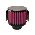 thumbnail image 3 of Airaid 772-490 Breather Filter; PCV; 1.25 in. ID; 3 in. OD; Chrome Top Shielded; Push On; L-2.5 in.; [Available While Supplies Last];, 3 of 3