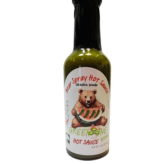 Bear Spray Hot Sauce-the GREEN one