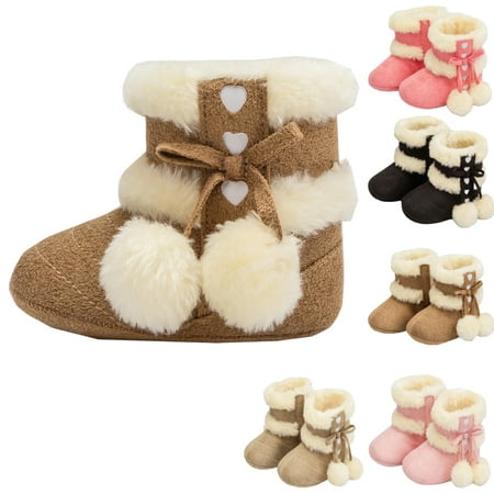 

Lovebay Newborn Toddler Girls Warm Winter Boots Kids Outdoor Snow Boots