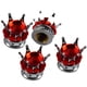 thumbnail image 5 of Tapas de Válvula de Polvo de de Diamante de 8 Piezas Tapón Antipolvo de Vástagos de Válvula de Neumático para Vehículo DYNWAVEMX Tapas de vástago de neumático Crown Diamond, 5 of 6