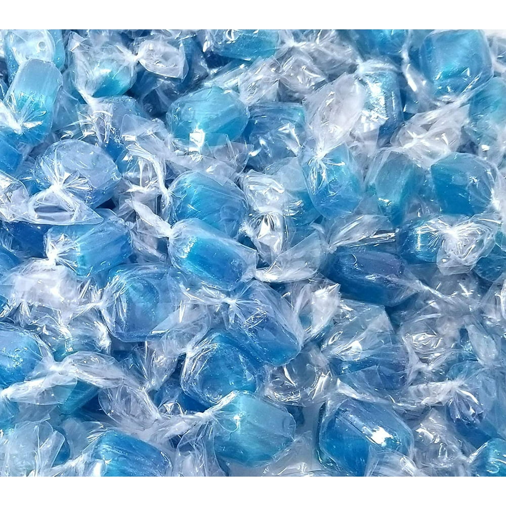 Primrose Ice Blue Mint Squares Hard Candy, Peppermint Cubes