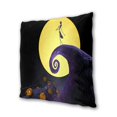 thumbnail image 4 of Juego de 2 fundas de almohada de felpa cuadradas negras de Pesadilla antes de Navidad, decoración de doble cara, cama de automóvil, dormitorio, sofá, fundas de almohada suaves, decoración del hogar,, 4 of 5