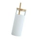 thumbnail image 2 of Tapa de bambú Sunnimix Taza de vidrio Tapa de bambú de borosilicato Alto para té para Llevar blanco, 2 of 8
