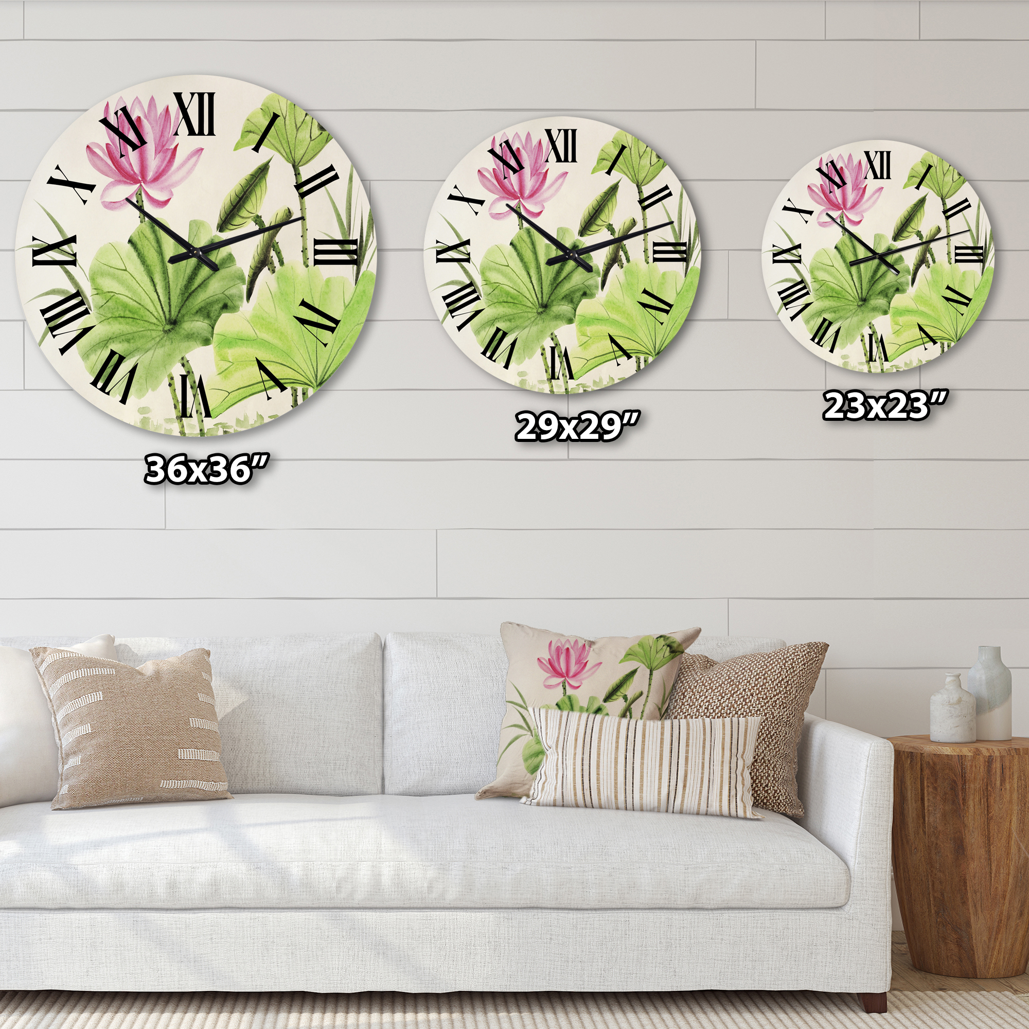 Designart 1 in Quartz Traditional Wall Clock