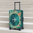thumbnail image 3 of Wukai Around The Planet Elastic Luggage Cover: Personalized Protection for Your Suitcase - Fits 19~29-inch, Washable & Durable Travel Companion-Medium, 3 of 8
