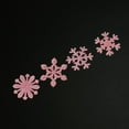 thumbnail image 4 of HINTRMENT 50Pcs Pink Plastic Snowflake Wall Stickers for Christmas Party Home Decor 1.18Inch, 4 of 8