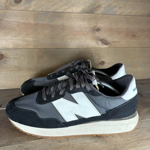 new balance 237 mens size 12 shoes gray athletic running sneakers