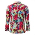 thumbnail image 6 of Women'S Blazers & Suit Jackets Fashion L Multicolor Printed Suit and Long Trousers Temperat Lapel Suit, 6 of 6