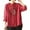 004_Red, variant on Oversized Tshirts for Women Women's Casual Large Size Literary Cotton Long Sleeved Shirt Loose Embroidered Top