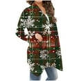 thumbnail image 6 of UQJfacai Womens Christmas Cardigans Knit Fall Sweaters Oversized Open Front Coats Snowflake Graphic Long Sleeve Shirts Outwear Tops, 6 of 6