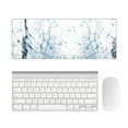 thumbnail image 2 of Extra Large Mouse Pad Marble Extended Computer Mouse pad Non-stitched edges Pad Non-Slip Non-Stitched Edges Keyboard Desk Mat, 2 of 8