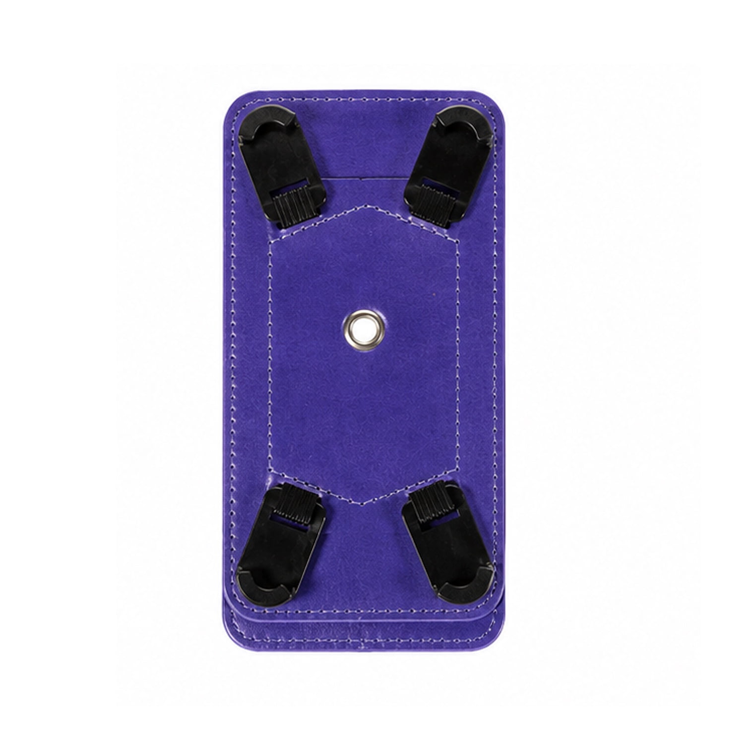 YUW-Small (4.5"-4.8") Universal Protective Wallet Cover with Rotating Kickstand - Purple