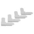 thumbnail image 2 of M-D Building Products 5020351 0.31 in White Plastic Frame Corners - 4 Piece - Pack of 10, 2 of 2