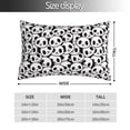thumbnail image 2 of Fotbe Cute Panda Funda de Almohada Decorativa Estilo Occidental, Lujo en Algodón, Fundas para Almohadas King, Cojín Estampado para Decoración del Hogar-20"x30", 2 of 6