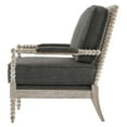 thumbnail image 5 of Armchair Accent Chair, Nailhead, Grey Gray, Fabric, Modern Contemporary Farmhouse Coastal, Living Lounge Cafe Room Hotel Lobby Hospitality, 5 of 9