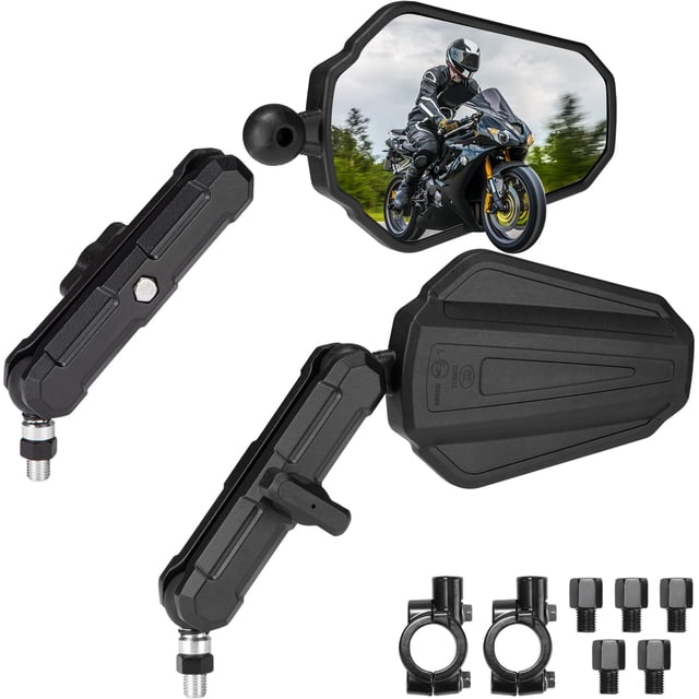 Espejos de moto Adventure KEMIMOTO Universal Convex