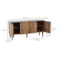 thumbnail image 7 of Moe's Home Collection Infinity Contemporary Wood Sideboard in Gray, 7 of 7