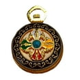 thumbnail image 3 of colgante de oración tibetana,Colgante de amuleto budista de caja gawu tibetana,Tibet Amuleto Collar colgante caja vacía,Amuletos de mantra budista Caja pequeña abierta,Decoración de la, 3 of 9