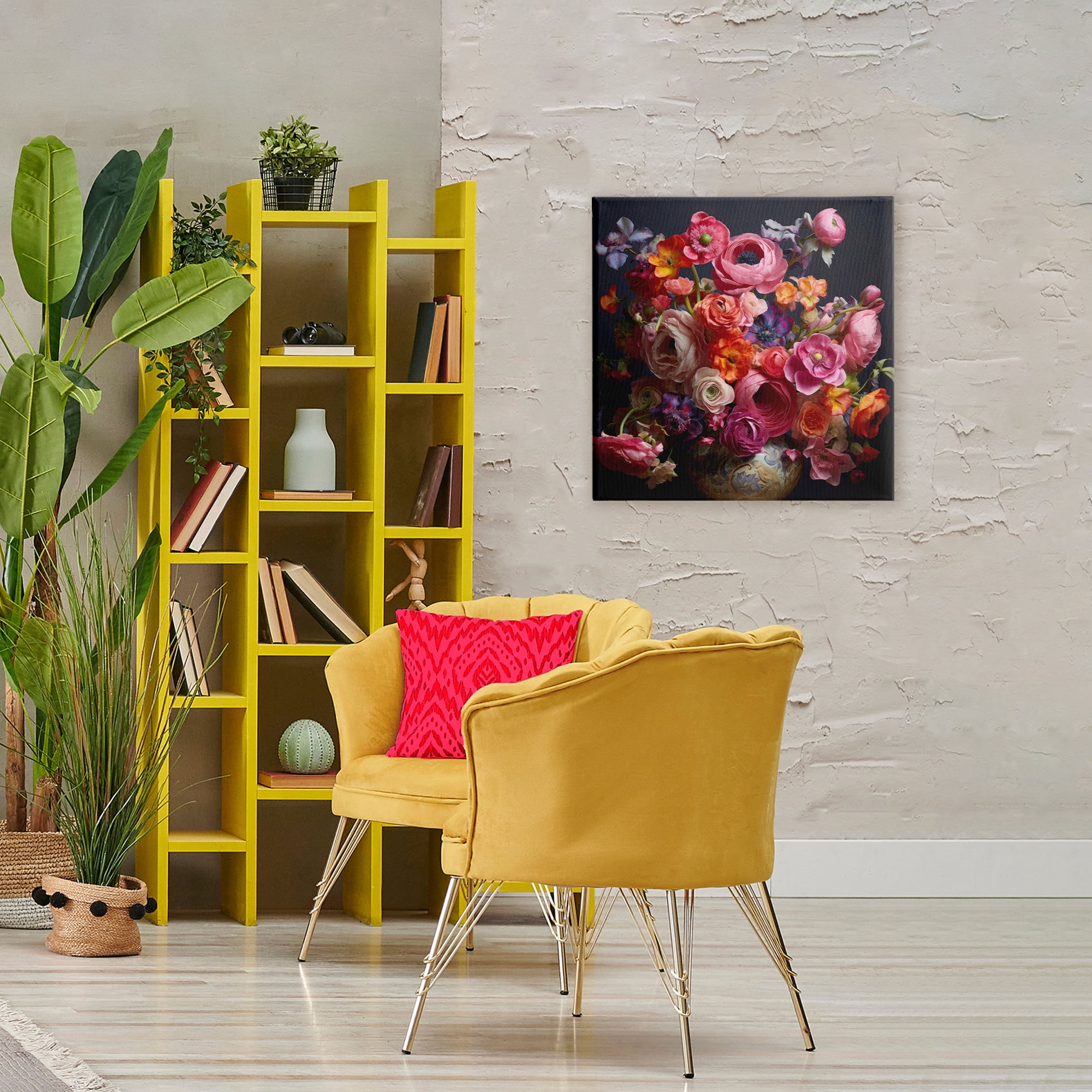 Stupell Industries Harmonious Composition of Florals Canvas Wall Art, design by Lazar Studio