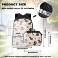thumbnail image 2 of Bulopur Cartoon Dachshund Print Kids Backpack Set 4 Pcs Pet Cute Lightweight Kids School Bag with Lunch Box, Pencil Case and Water Bottle Cover for Dachshund Dog Lover Toddler Girls, 2 of 7