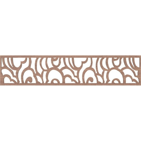 

Ekena Millwork 46 3/4 W x 10 H x 3/8 T Springfield Fretwork Moulding Walnut