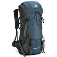 thumbnail image 1 of 70L Hiking Backpack Water-resistant Climbing Camping Backpack Travel Daypack with Rain Cover, 1 of 8