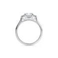 thumbnail image 2 of 2 Ct Princess Cut Moissanite Solitaire Ring - Timeless 925 Sterling Silver Design, 2 of 2