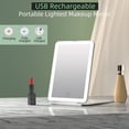 thumbnail image 3 of Espejo de maquillaje FUNTOUCH recargable con 72 luces LED 1X/5X, 3 of 7