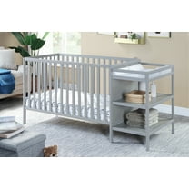 Suite Bebe Palmer Crib & Changer Combo, Gray