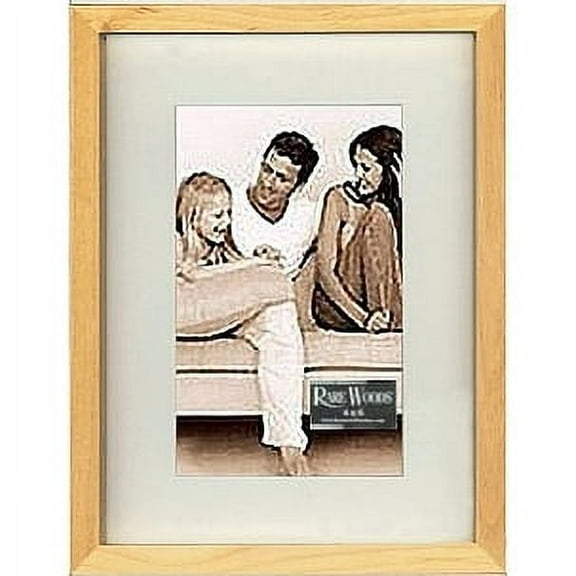 PERSPECTIVES pearwood   matching mat 6x8 4x6 by RareWoods - 4x6