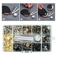 thumbnail image 4 of 1 juego de botones a presión de 6 colores, kit de botones a presión de metal de 12,5 mm, alicates de presión Material de cobre, 4 of 9