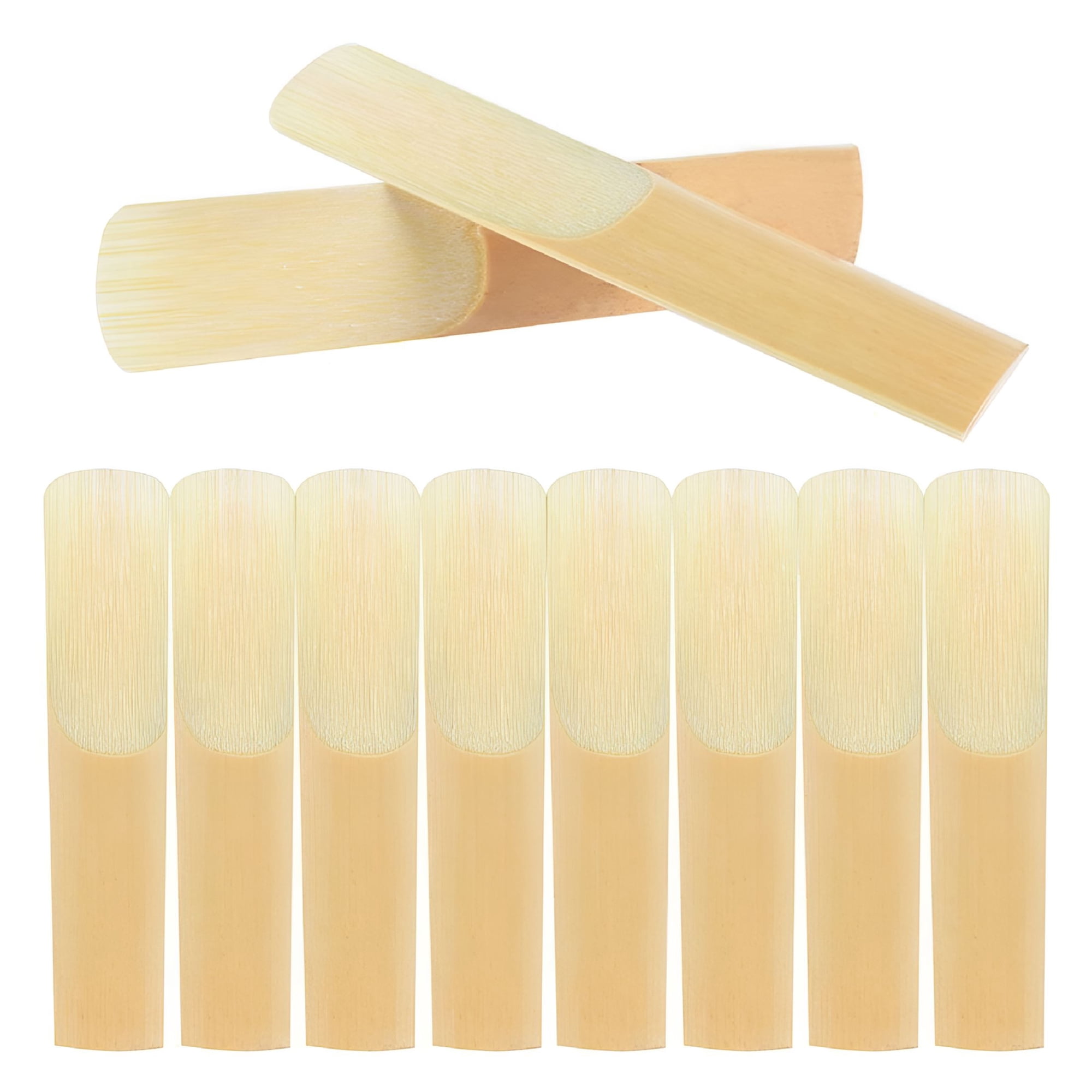 SEPTRIO 2026 New 10 Pcs Alto Saxophone Reeds Strength 2.5 Sax Musical Instrument Accessories for Beginner,Student,Professional,Band,Orchestra