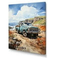 thumbnail image 2 of Designart "Pickup Truck Coastal euphony" Pickup Truck Canvas Art Print, 2 of 5