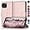 Rose Gold, variant on for iPhone 11 Pro Max 6.5" Phone case[RFID Blocking Leather],[3 Credit Card Slot] Flip Folio Book Shockproof Protector,Holder Stand Cases,Women Men for Apple 11 ProMax Wallet Cover,Black