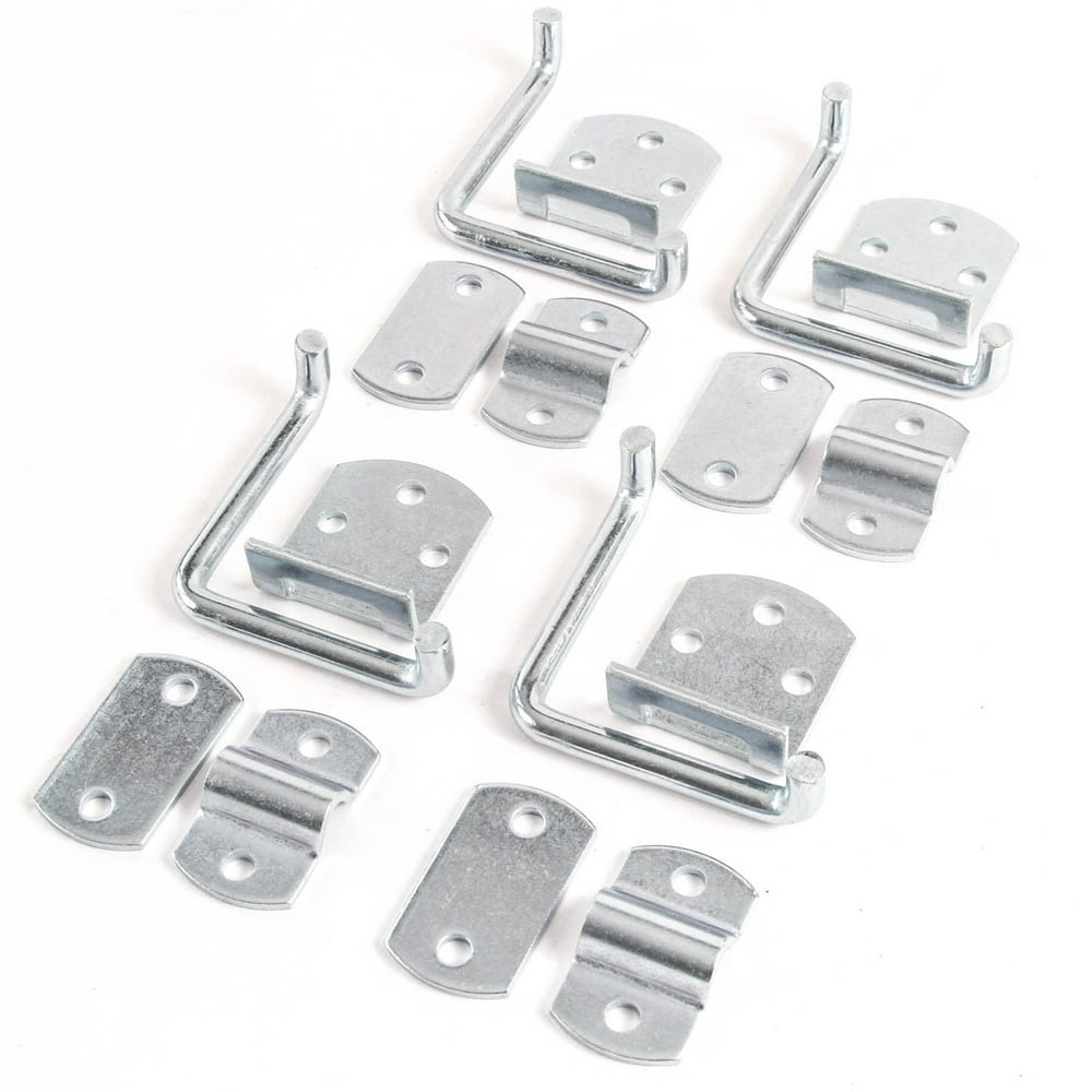 Red Hound Auto Qty 4 Stake Body Rack Straight Mount Bent Bracket Gate
