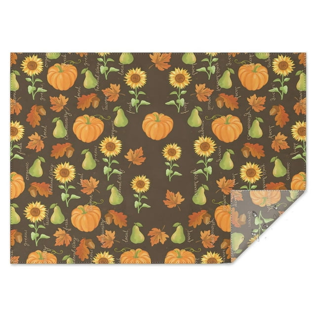 Thanksgiving Day Table Cloth Wrinkle Resistant Washable Tablecolths Table Covers Autumn Thanksgiving Farmhouse Harvest Tablecloth for Dining Kitchen Restaurant Birthday Rectangle,60x84inch