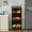 Black, variant on Onion and Potato Storage Bin Box, Movable Potato Bins with Sliding Door, Farmhouse Kitchen Pantry Cabinet