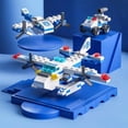 thumbnail image 2 of Bloques de construcción de modelo de Puerto espacial de aviación para niños, juguetes de ladrillos, formas de vehículos, construcción, regalo de desarrollo de inteligencia para bebés, 6 en 1, 2 of 4