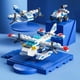 thumbnail image 2 of Bloques de construcción de modelo de Puerto espacial de aviación para niños, juguetes de ladrillos, formas de vehículos, construcción, regalo de desarrollo de inteligencia para bebés, 6 en 1, 2 of 4