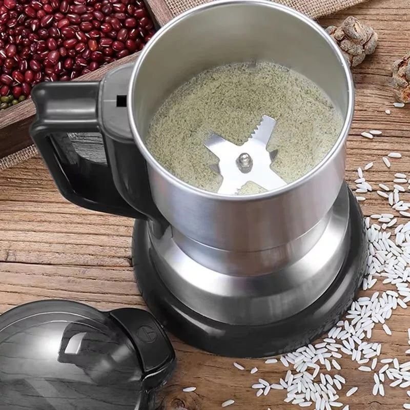 300W Electric Coffee Bean Grinder - Nut, Herb, Spice Crusher & Blender with Stainless Steel Blades, BPA-Free, Large Capacity, Easy to Clean for Kitchen & Home Use