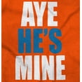 thumbnail image 2 of Aye He's Mine Boyfriend Girlfriend Women Crewneck Sweatshirt Brisco Brands X, 2 of 6