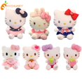 thumbnail image 2 of HYC Humey Sanrio Hello Kitty Azul Marino Vaquero Rosa Relleno De Peluche Animales Almohada Juguetes Decoración Del Hogar Niños 30cm Fivean unisex, 2 of 2
