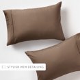 thumbnail image 5 of Comfort Canopy 2-Pack Pillowcase Set - Ultra Soft & Breathable, Standard/Queen, Taupe, 5 of 11