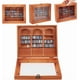 thumbnail image 1 of Mini estantería para la ansiedad. Adorno de mini estantería con 200 mini libros. Decoración de estantería en miniatura. Biblioteca de libros en miniatura para la ansiedad., 1 of 9