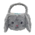 thumbnail image 1 of Way to Celebrate Grey Bunny Easter Basket, 1 of 5
